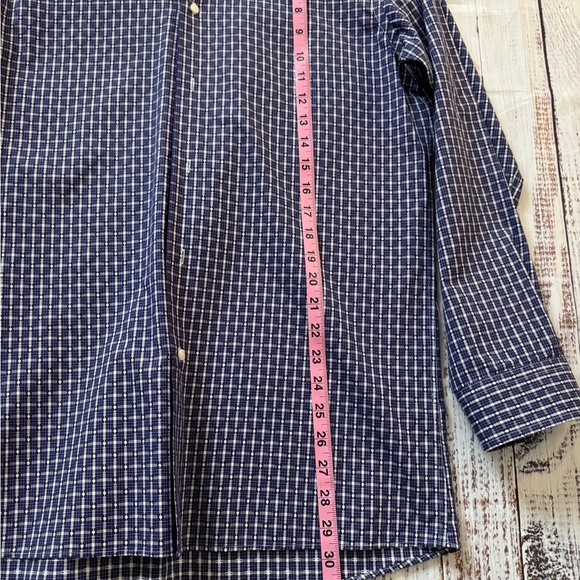 Ben Sherman Tailored Slim Fit Stretch Button Down Long Sleeve Shirt Mens15 32/33 - Picture 4 of 5